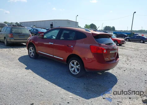 2011 Nissan Rogue Sv from USA, damaged, VIN JN8AS5MT3BW181292